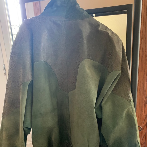 80s Northern Climate Oversized Suede Jacket - Picture 2 of 5
